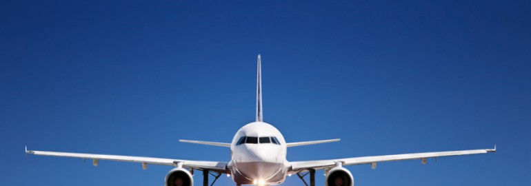 Aircraft on runway