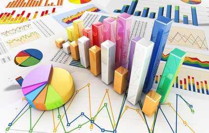 Graph diagram pie chart 3d