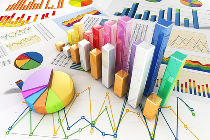 Graph diagram pie chart 3d