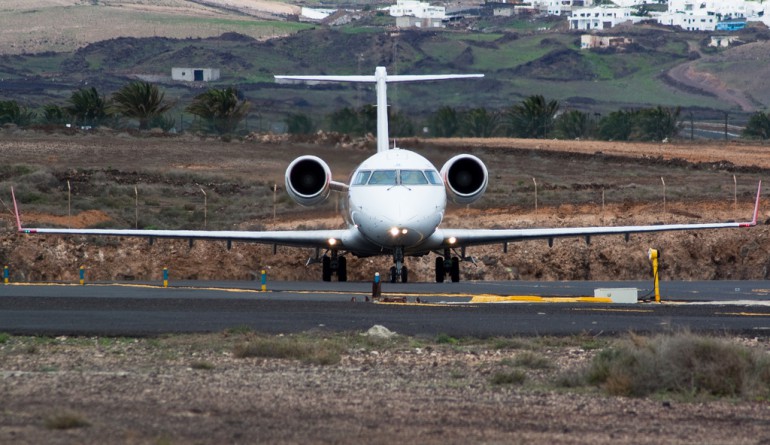 Air Nostrum CRJ-200ER at Lanzarote airport