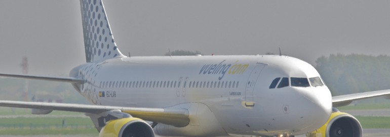 Vueling aircraft landed / Aero Icarus