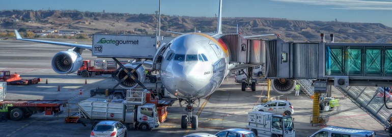 Iberia's plane Terminal 4