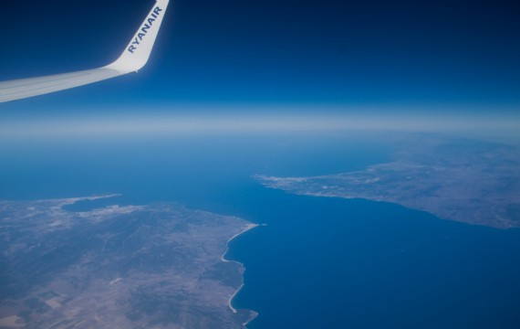 Strait of Gibraltar view from a Ryanair’s plane / flickr.com