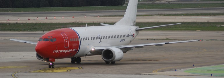 Norwegian B737 LN-KKW at Madrid / Aero Icarus