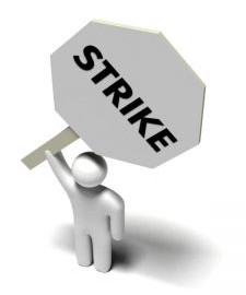 Strike of Swissport employees
