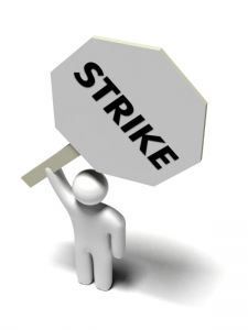 Strike of Swissport employees