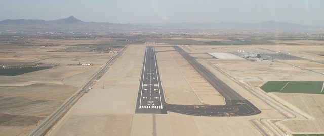 Corvera airport being constructed in June 2012 / Adam Hinett
