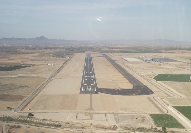 Corvera airport being constructed in June 2012 / Adam Hinett