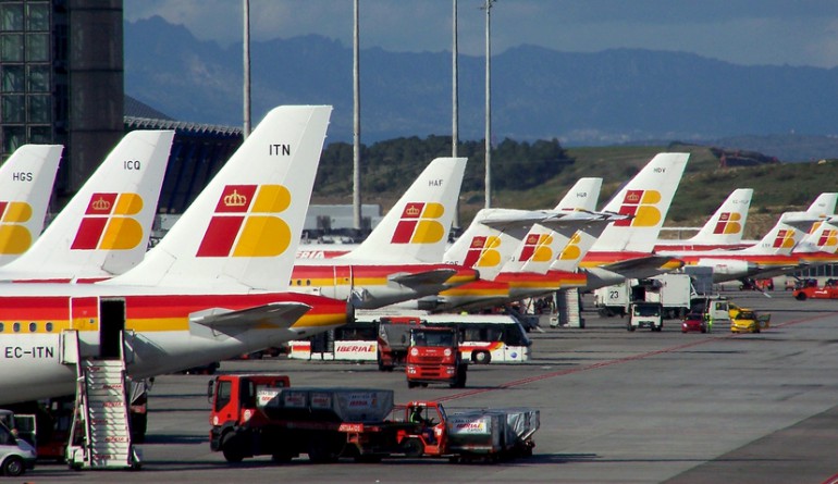 Iberia aircrafts at Madrid airport / jmiguel rodriguez