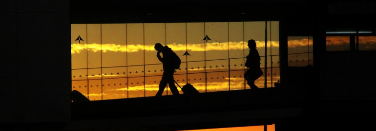 Aena logos at Barcelona airport / Lali Masriera