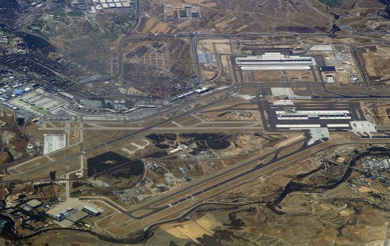 Barajas Airport overview. Photo taken in 2005..