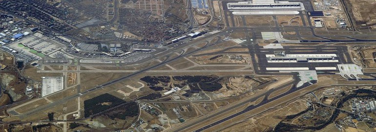 Barajas Airport overview. Photo taken in 2005..