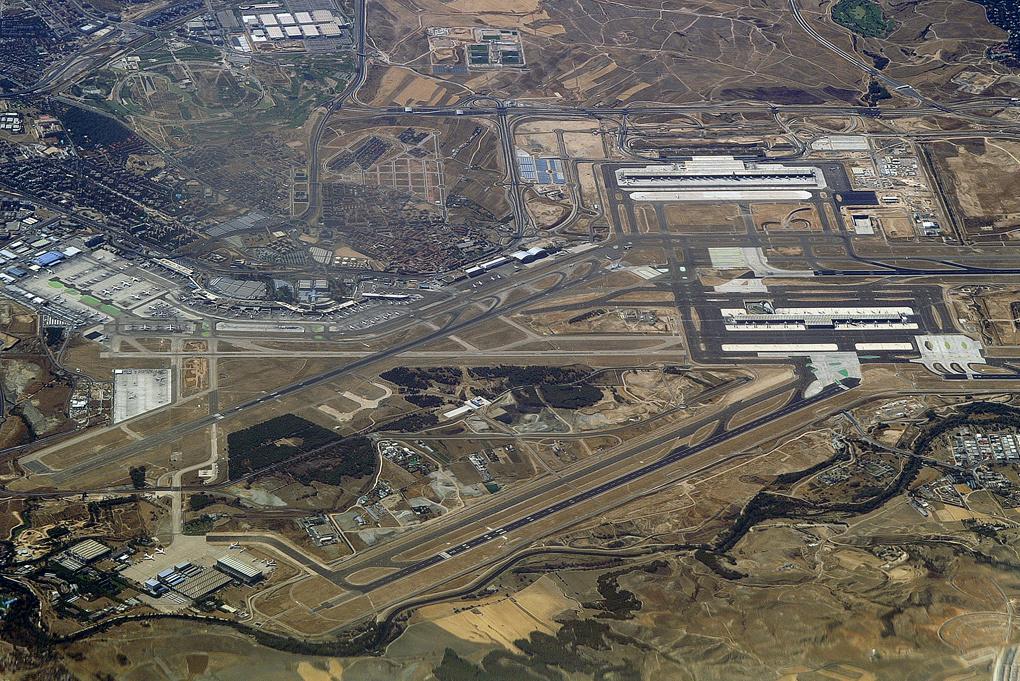 Barajas Airport overview. Photo taken in 2005..