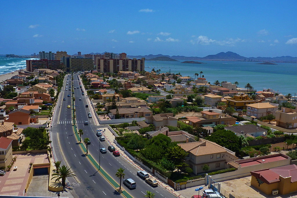 La manga del Mar Menor, in Murcia by Enrique Freire / Wikimedia Commons