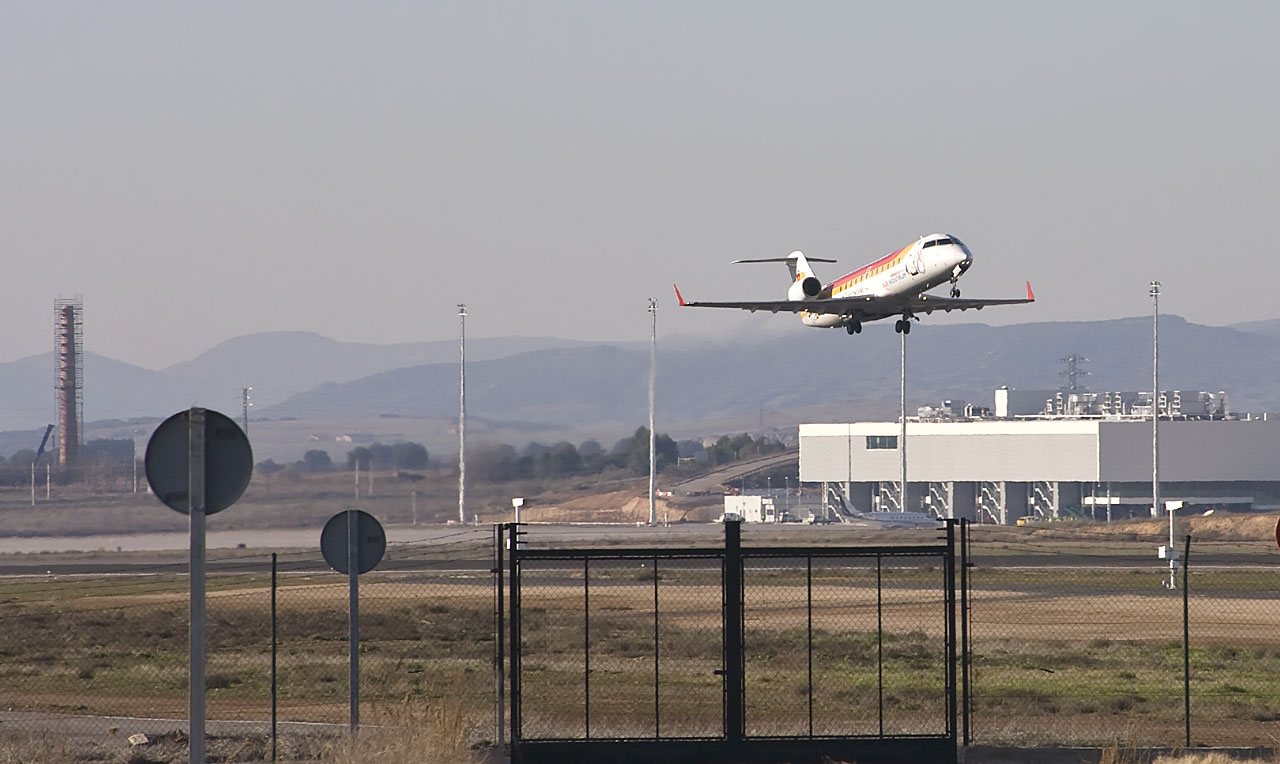 Air Nostrum operating in Ciudad Real Central Airport by Tercera Fundación - Flickr