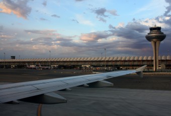 Landing at Madrid Barajas Airport by David - Flickr